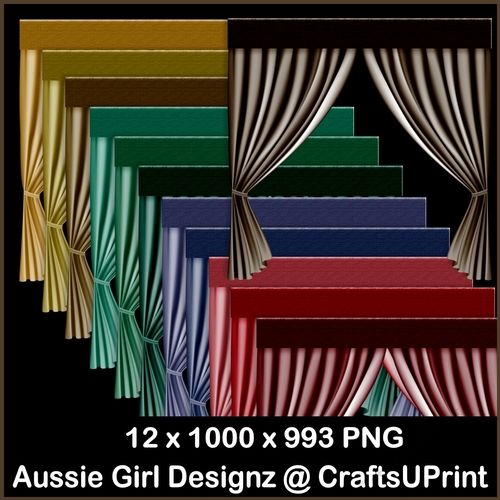 Tie Back Curtains-Christmas Joy