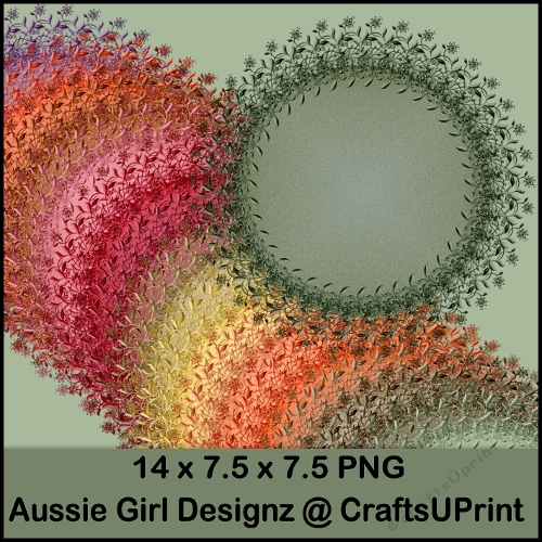 Round Flower Mats-autumn Fall Light