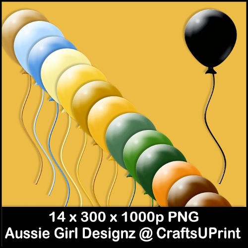 Sunflower Field Balloons