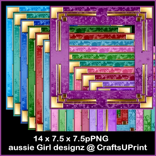 All sort Snowflake Frames-Christmas Wishes