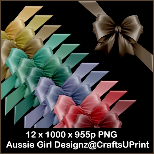 25 Christmas Joy Bows