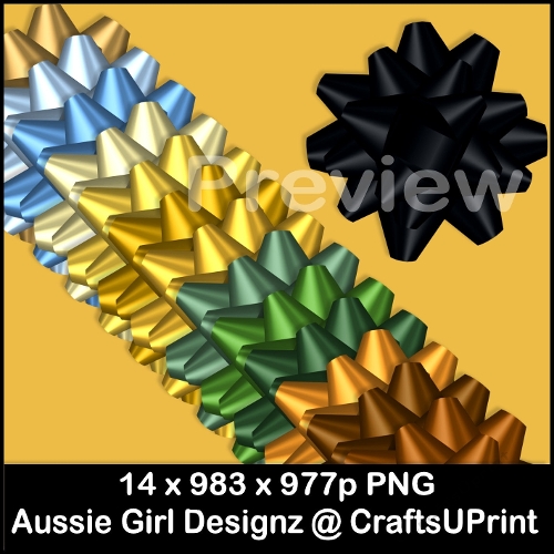 Sunflower Deco bows