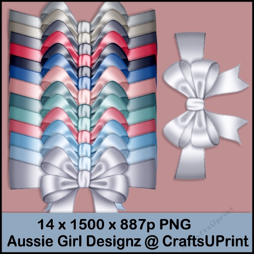 Frozen Berries Wrap around bows