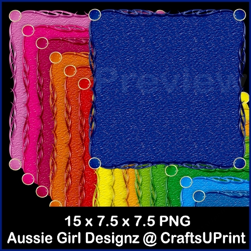 Brad Corner Mats-Colorful