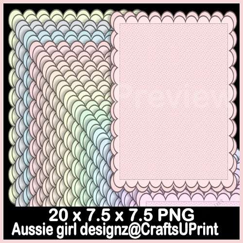 Shell Edging A5 Mats