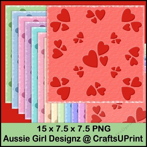3 hearts of love valentine 2 Backgrounds