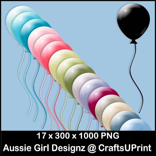Glittering Balloons 2