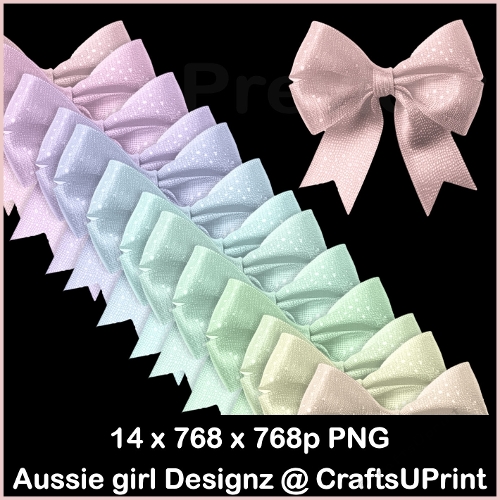 26 Candy Floss Bows 1