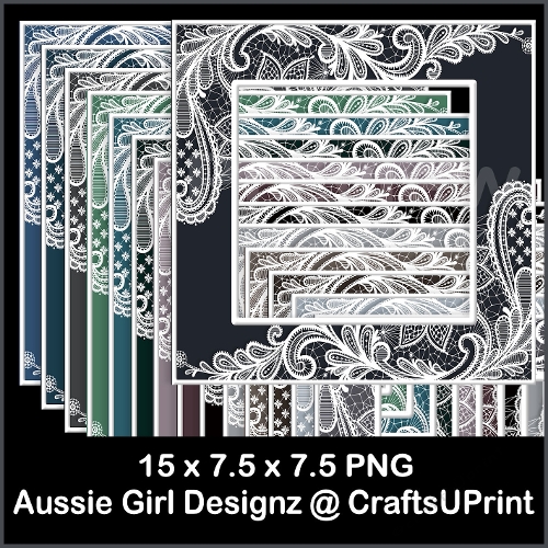 Lace Overlay Frames-Classic