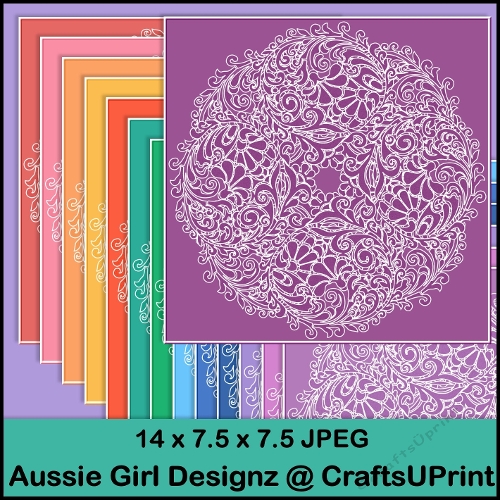 Lacey doilly backgrounds-summer