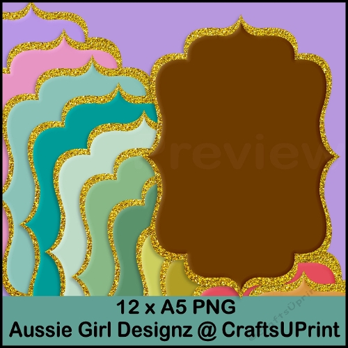 Glittering Base A5 Mats-Deck the Halls