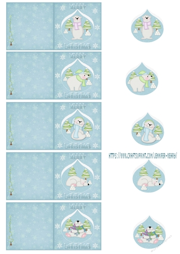 Snow Buddies Gift Tags