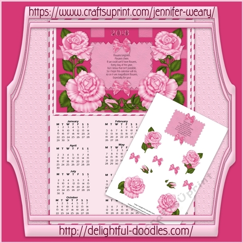 Flowers Brighten Your Day Calendar