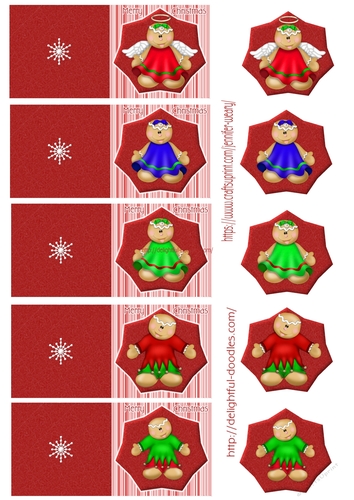 gingerbread, christmas,gift tags