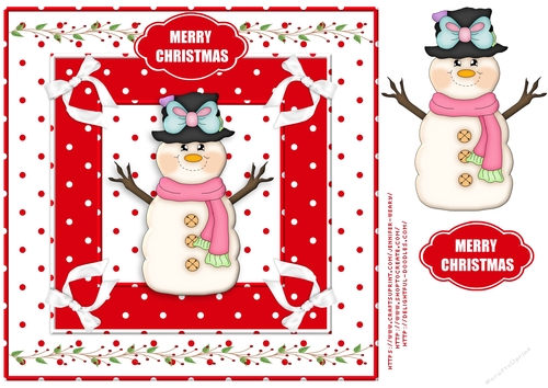 Spots All Over Snowperson