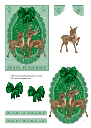 Christmas in Green 4x6