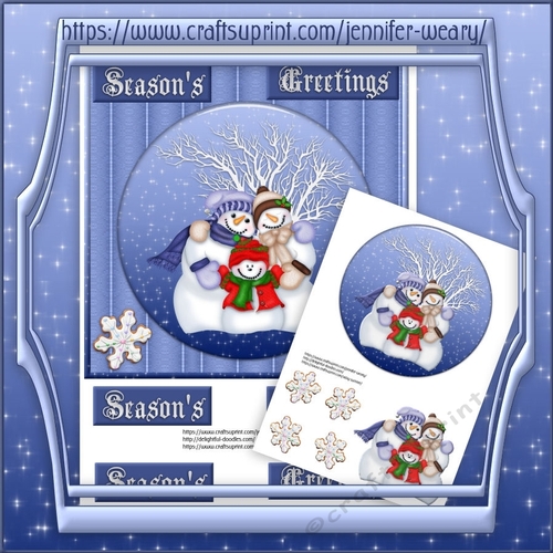 Snow Family Christmas