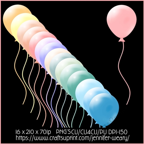 Tranquil Days Balloons