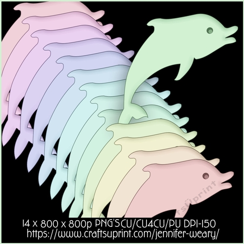 Candy Floss Dolphins