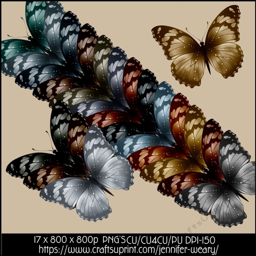 Metal Butterflies