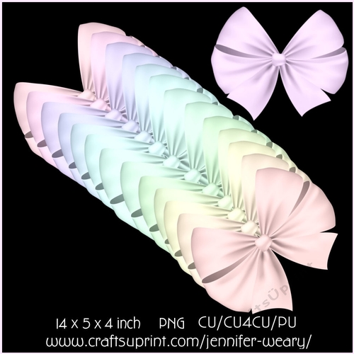 Candy Floss Bows 4