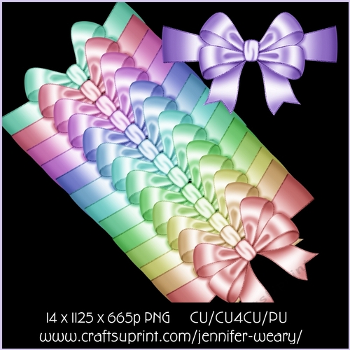 Candy Floss b bows 8