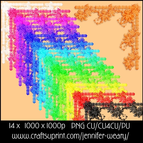 Pure Flower Corners 8