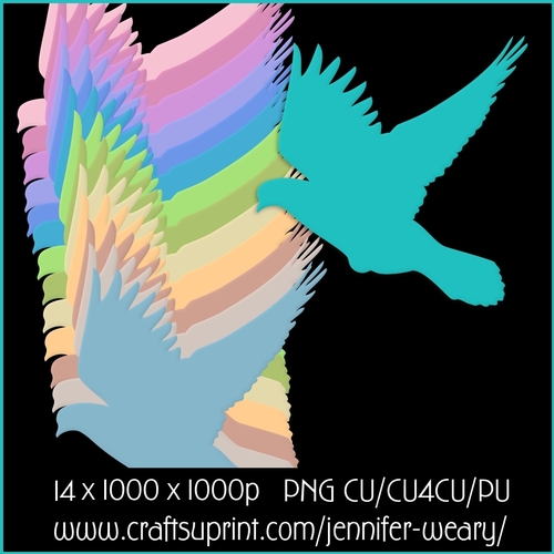 Cute Flying Doves 6