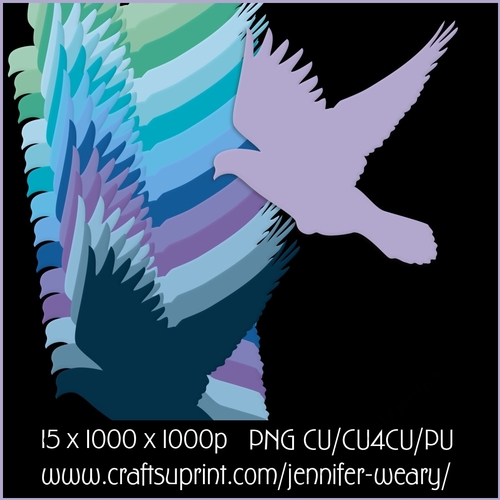 Cool Flying Doves 2