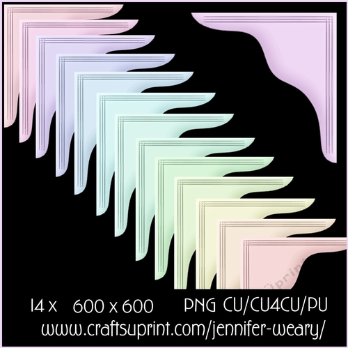 Candy Floss  Corners 33