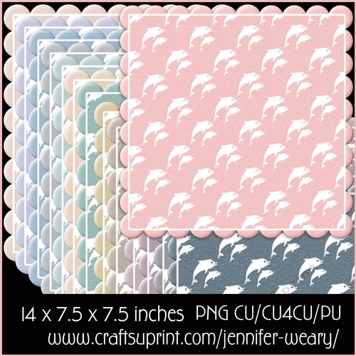 Neutral Dolphin Mats 6