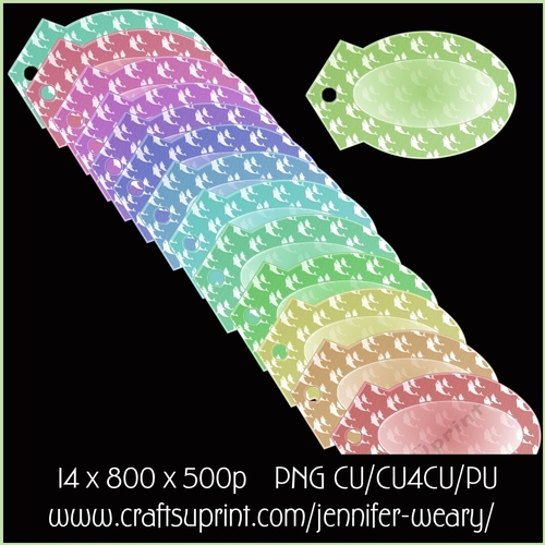Candy Floss b Dolphin Tags 8