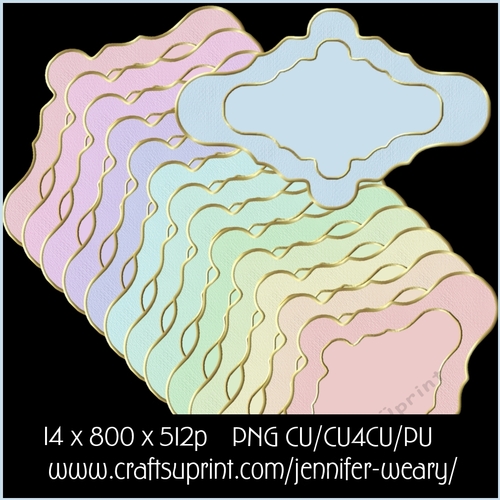 Candy Floss Sentiment Tags 12