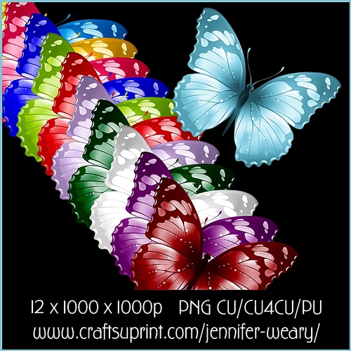 Birth Stone Butterflies 