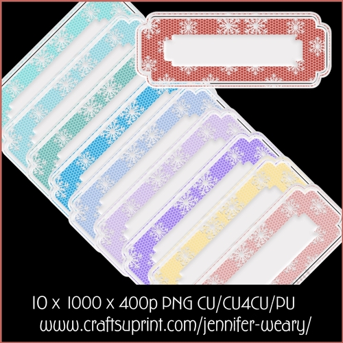 Jolly Christmas Sentiment Tags