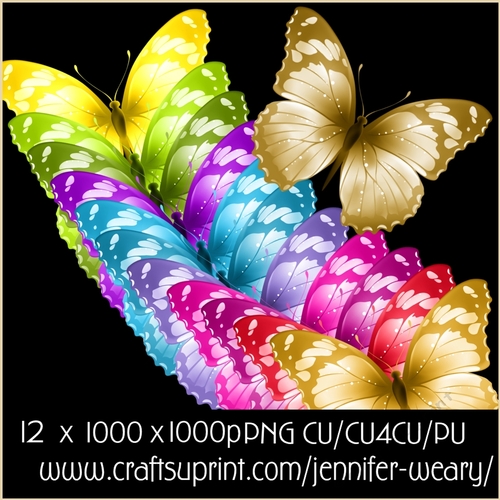 Merry & Bright Butterflies
