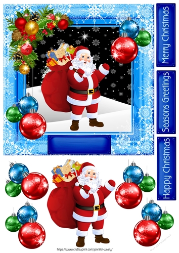 Santa with Bag of Toys