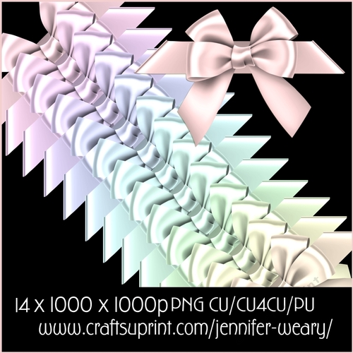 Candy Floss Bows 16