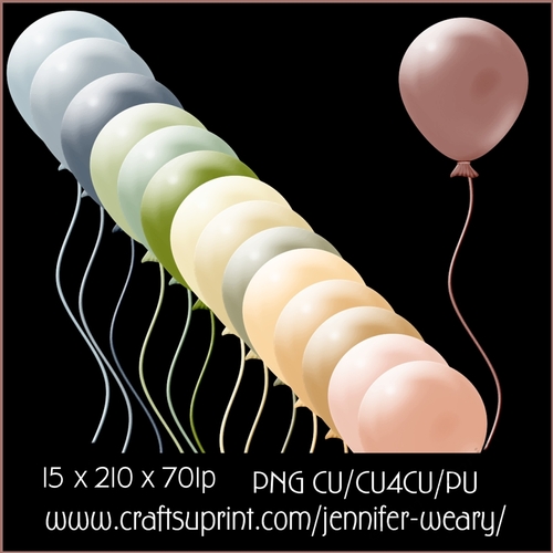 Beige Balloons