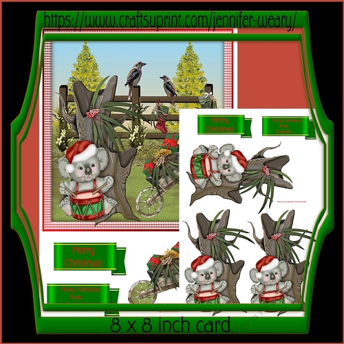 Christmas  Outback Kit 8 x 8