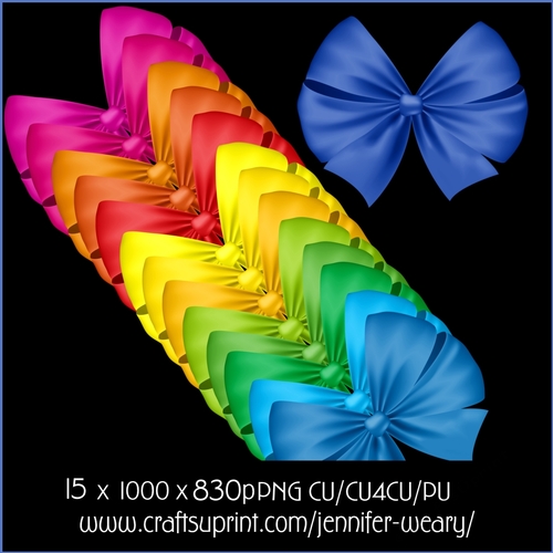 Colorful Bows 4