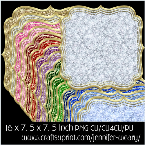 Christmas Glitters-Christmas Time Mats