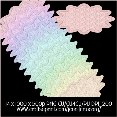 Candy floss Sentiment Tags 15