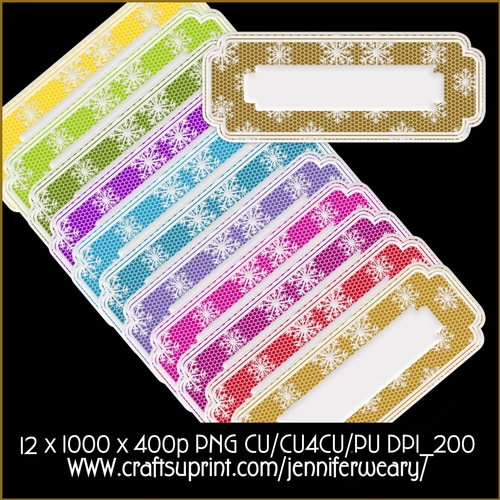 Merry & Bright Sentiment Tags 2