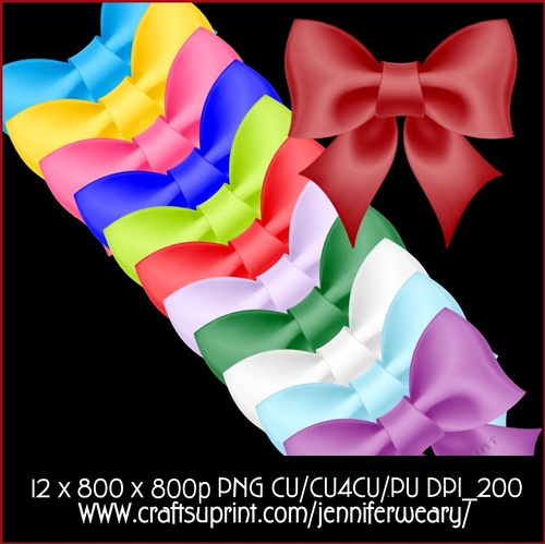 Birth Stone Bows 2