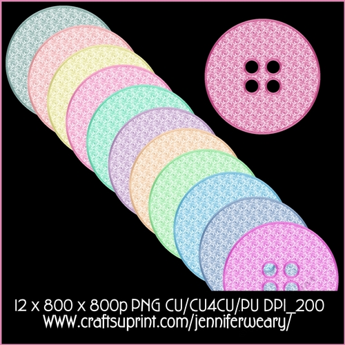 Dreamy Buttons-Paisley