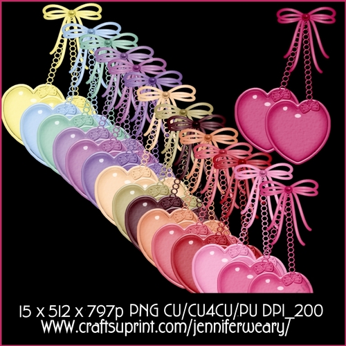 Sweet Double Hearts