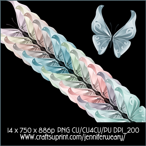 Succulant Butterflies 2