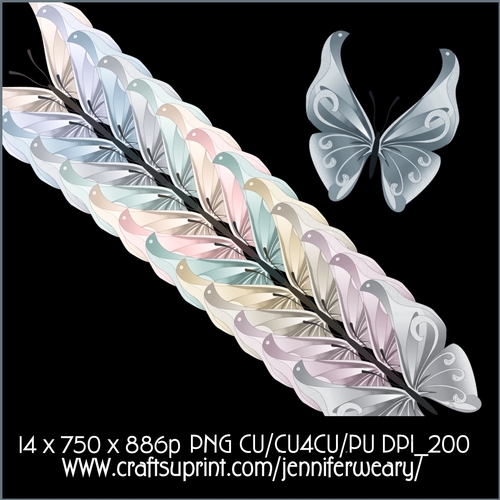 Neutral Butterflies 