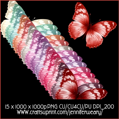 Valentine Butterflies 2